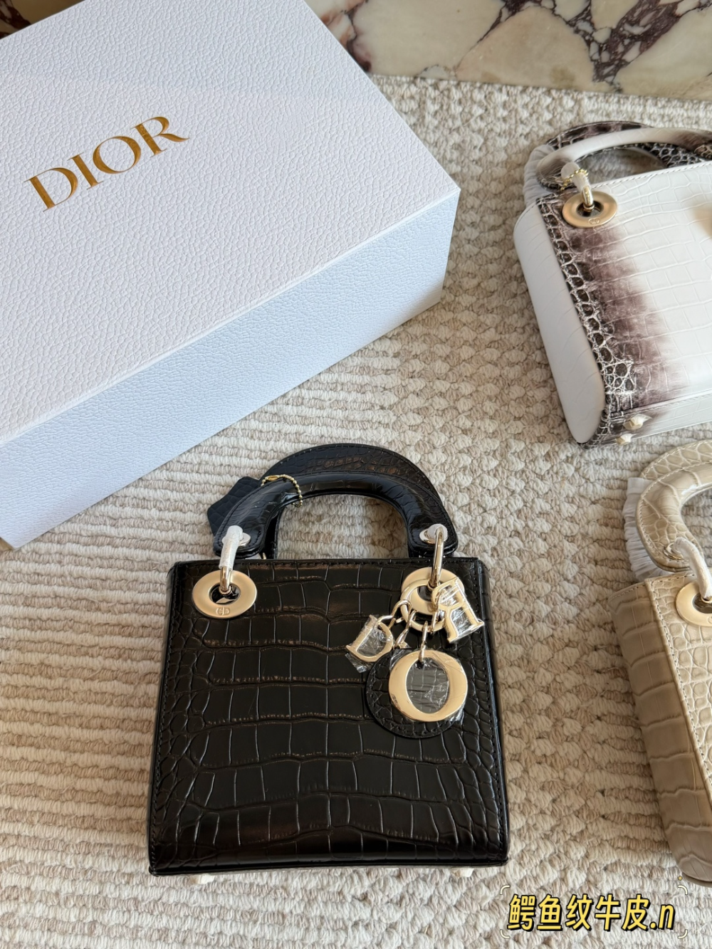 Black/White Bag for Women 17cm DEM323