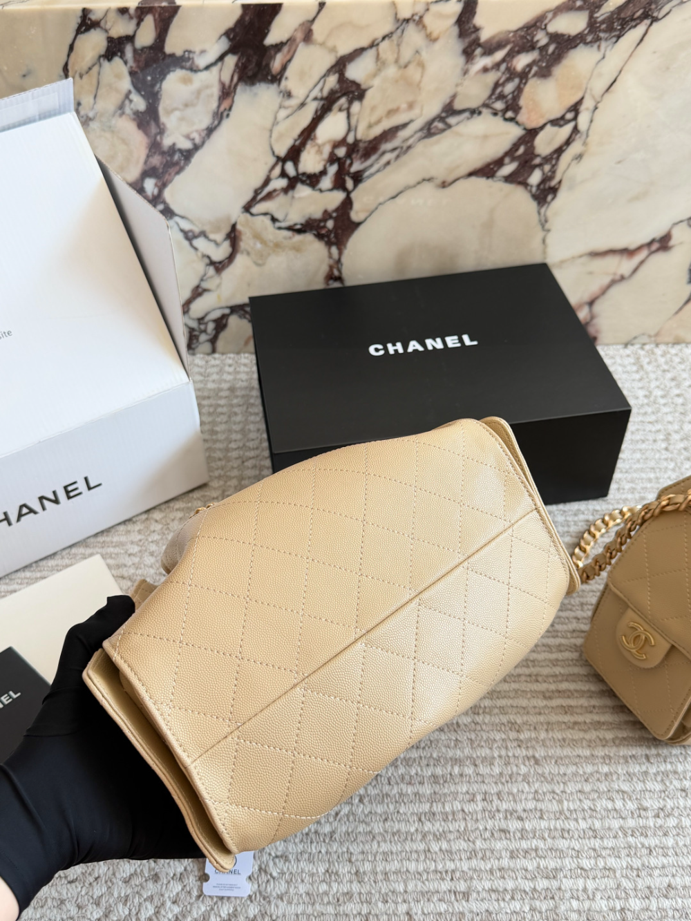 Khaki Bag for Women 25cm CEM329