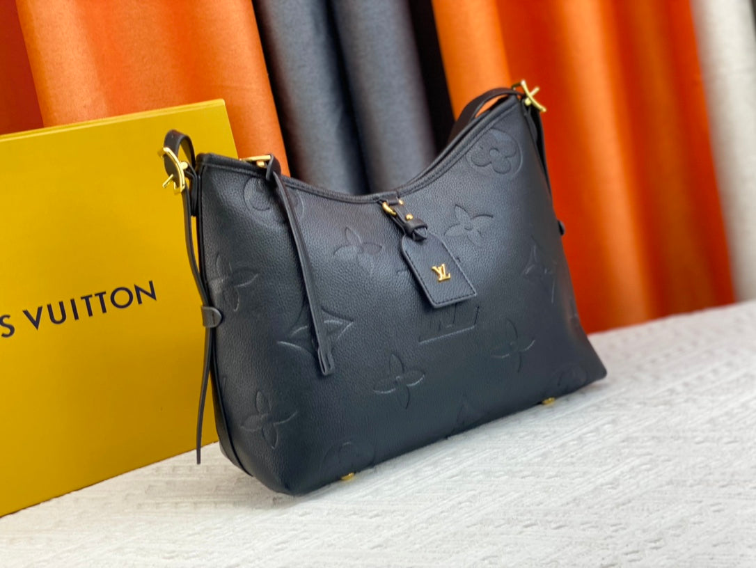 Black/Brown Bag for Women 39x30x15cm LEM113