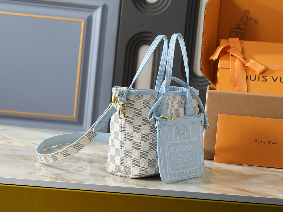 Blue Handbag for Women 31x28x14cm LEM491