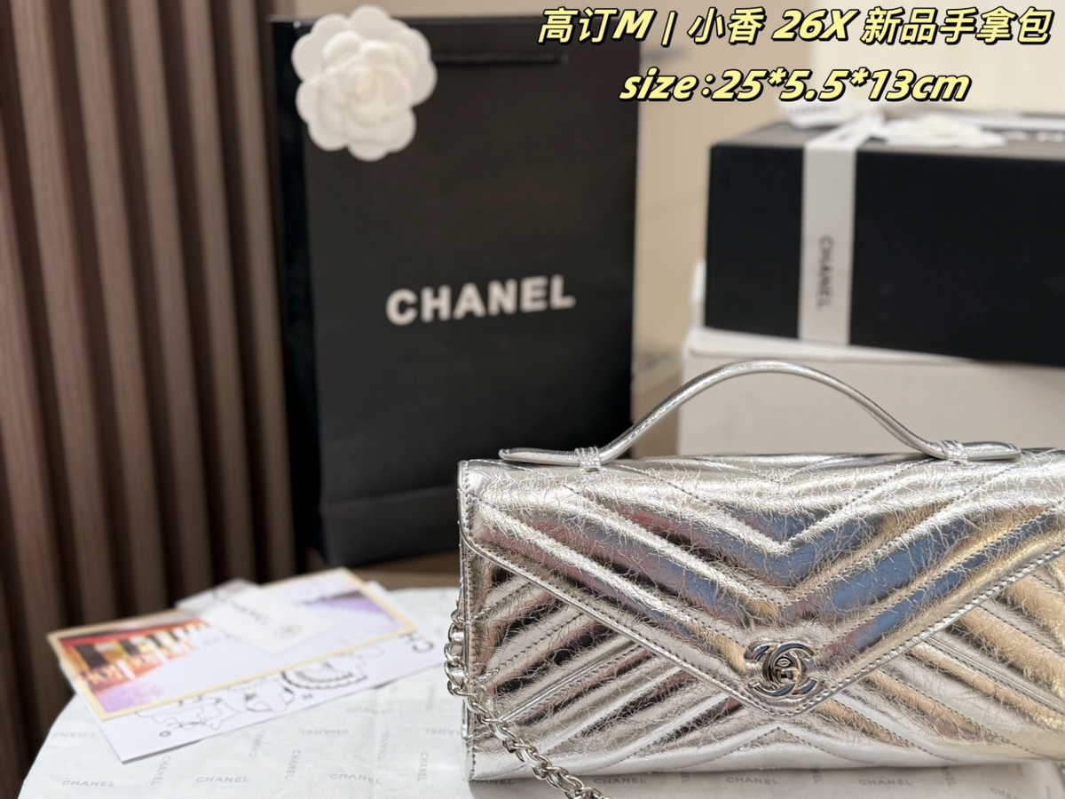 Black/Green Handbag for Women 25*5.5*13cm CEM264