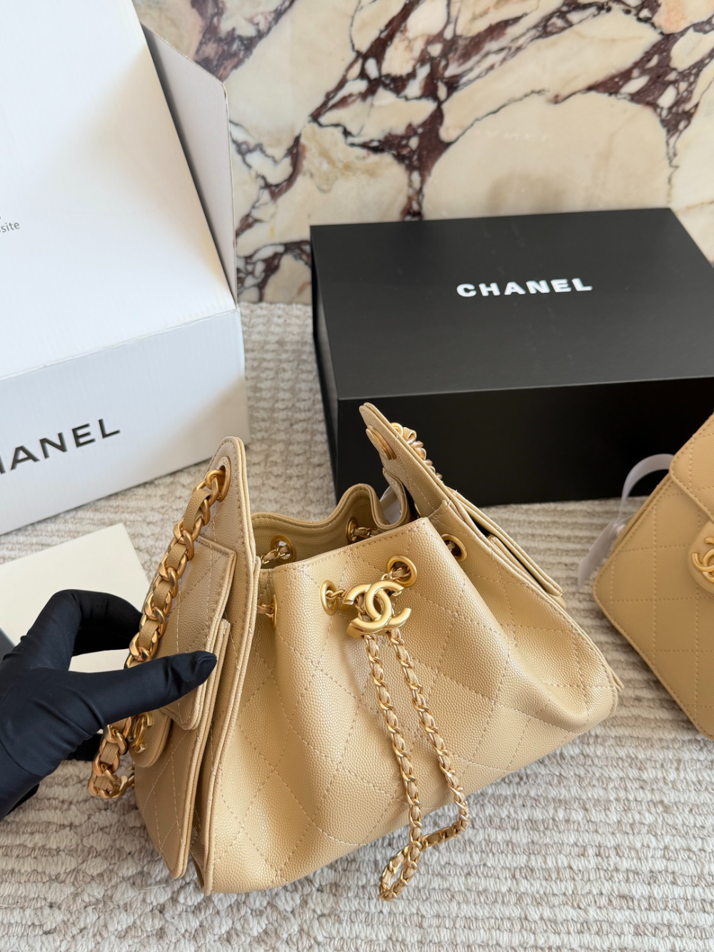 Khaki Bag for Women 25cm CEM329