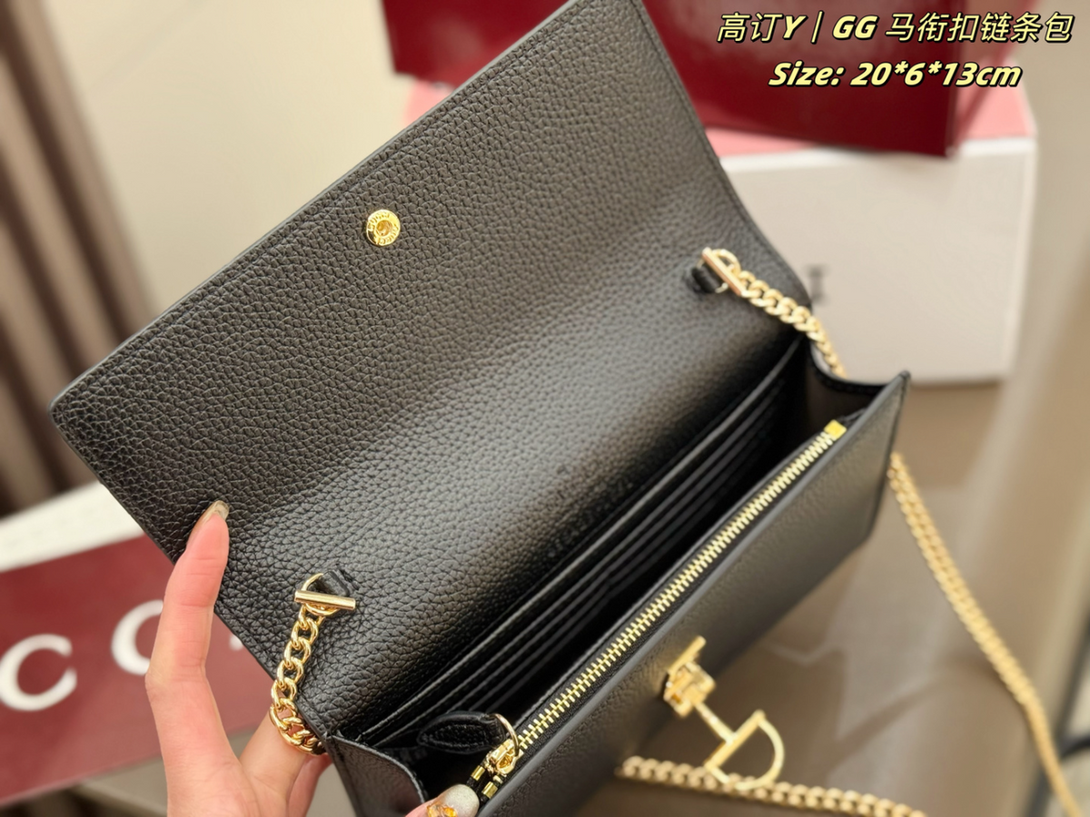 Black/White Handbag for Women 20*6*13cm GEM158
