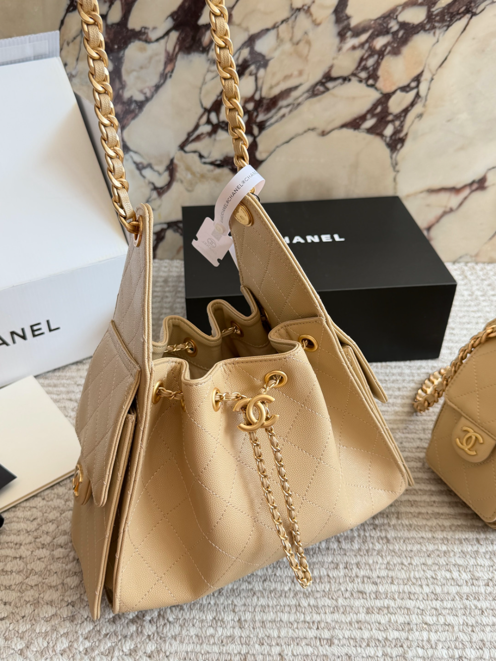Khaki Bag for Women 25cm CEM329