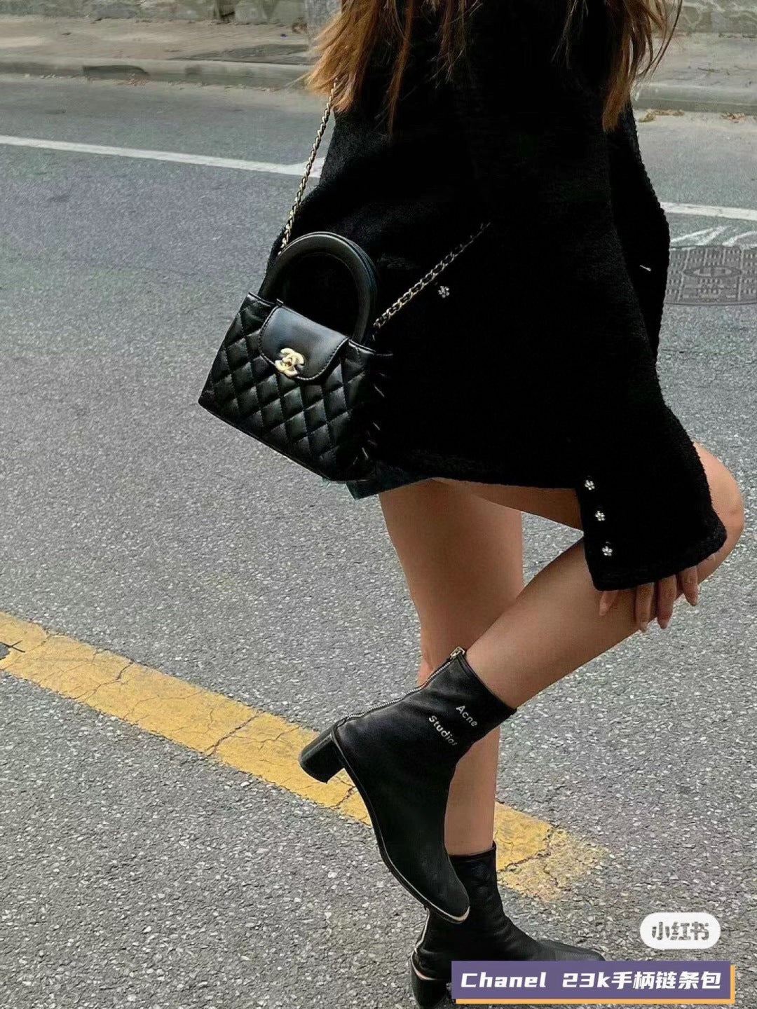 Designer Black/Pink Crossbody Bag for Women CEM247