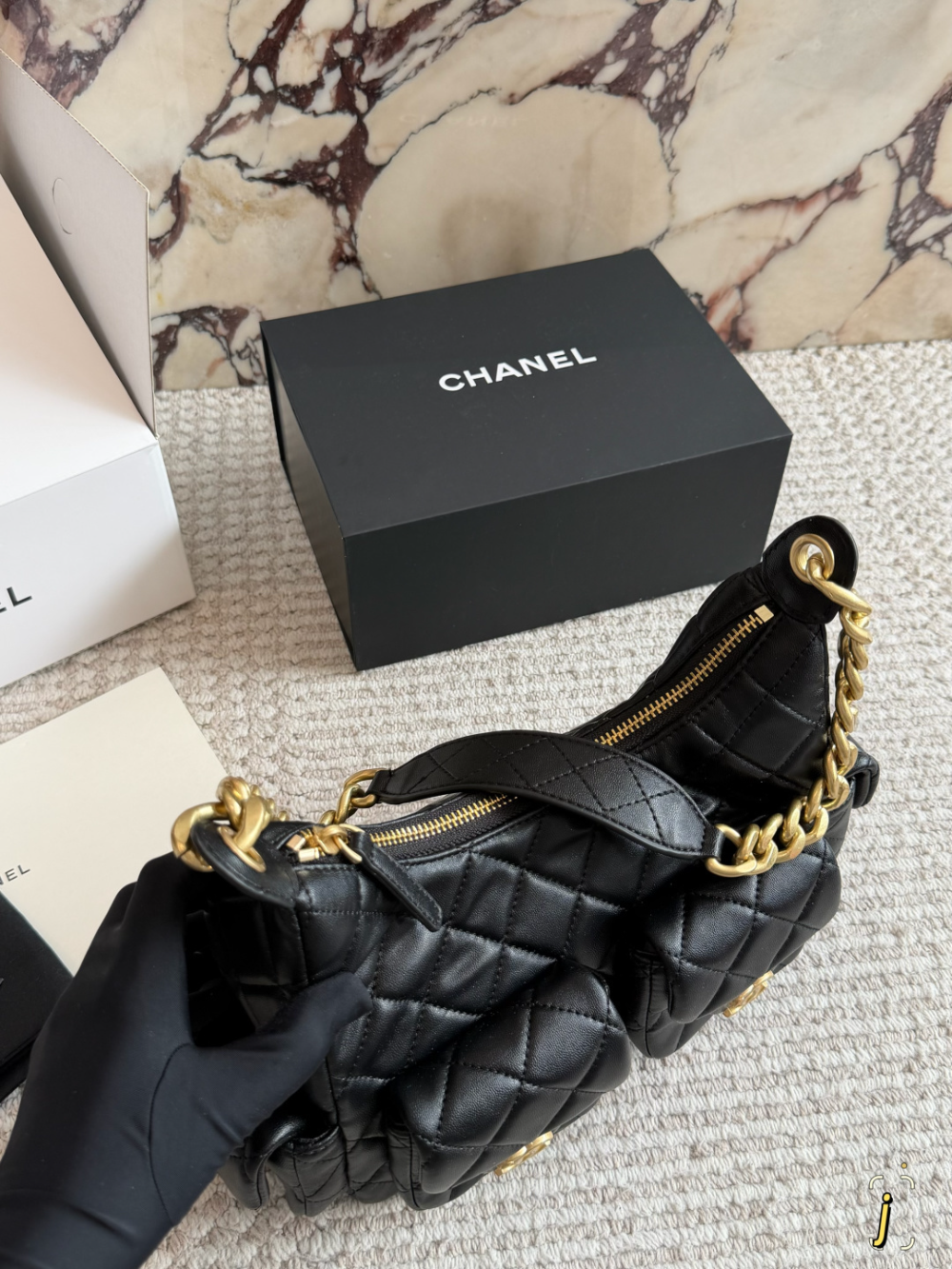 Black Handbag for Women 23*14cm CEM311