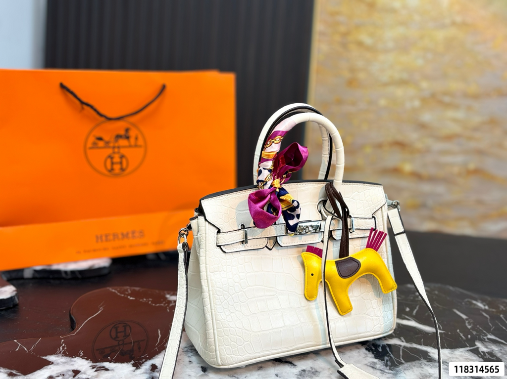 Black/White Bag for Women 25*18cm HEM123