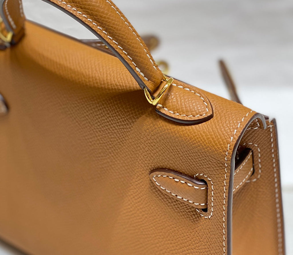 Genuine Leather Crossbody Bag for Women 19cm HEM92