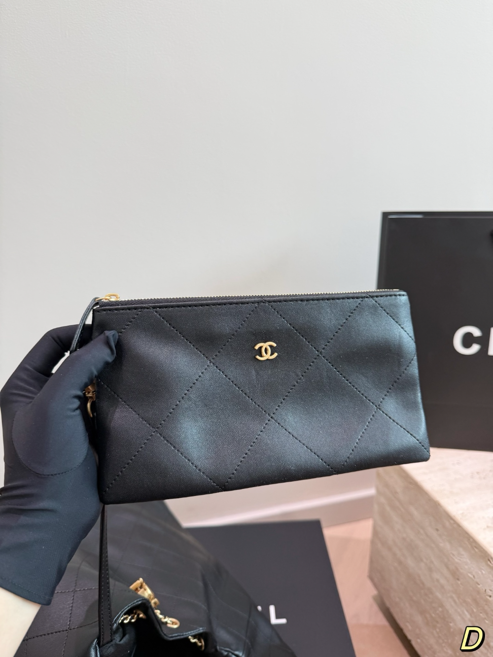 Black/White Bag for Women 28*21cm CEM326