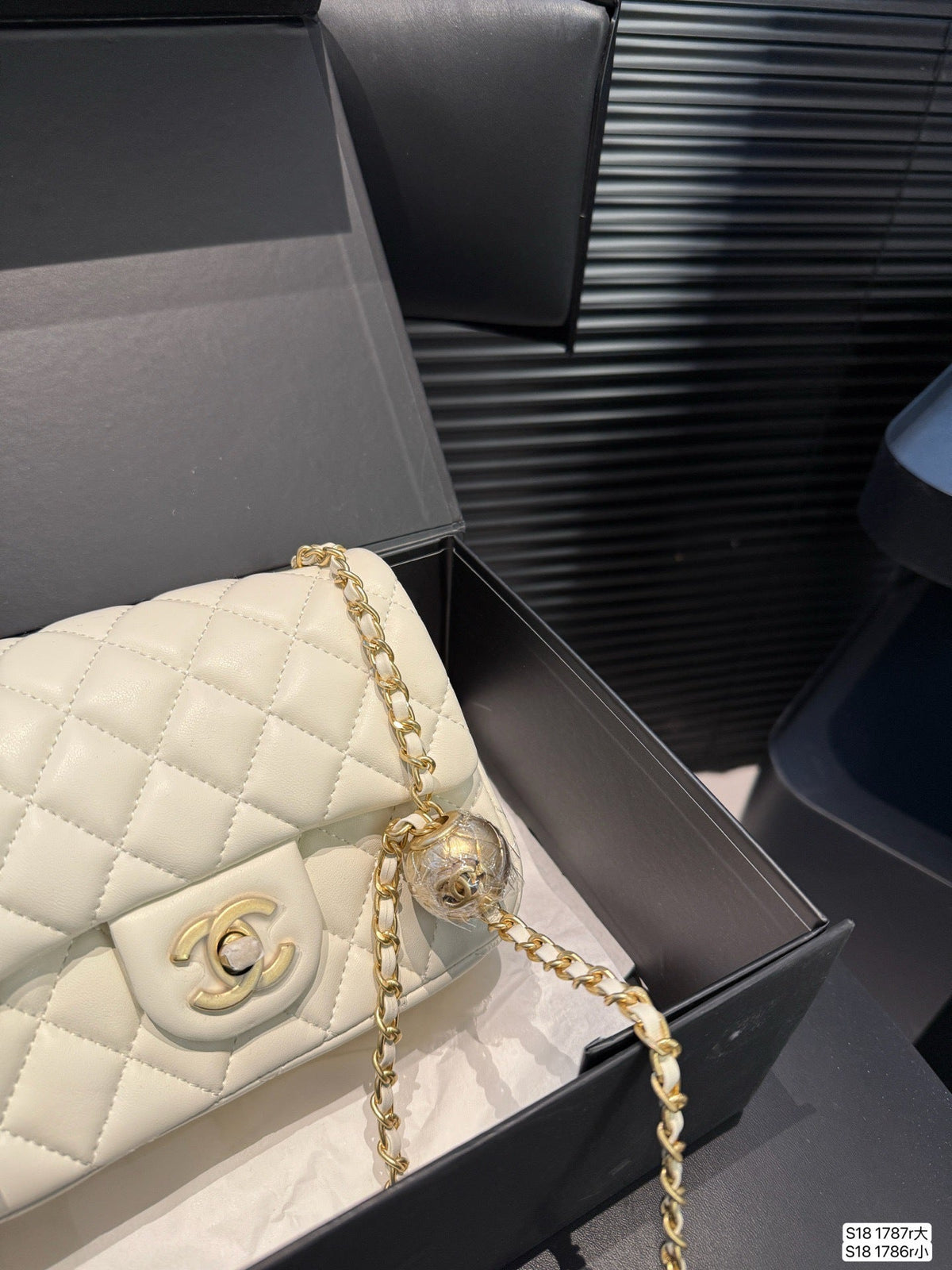 Black/White Bag for Women 20.12cm CEM251