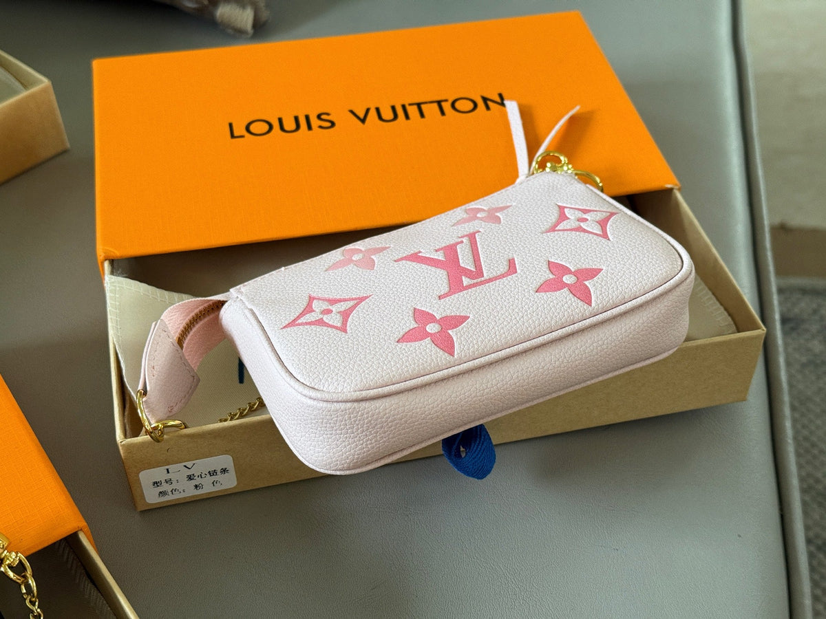 Designer Clash Color Crossbody Bag for Women 10*4cm LEM253