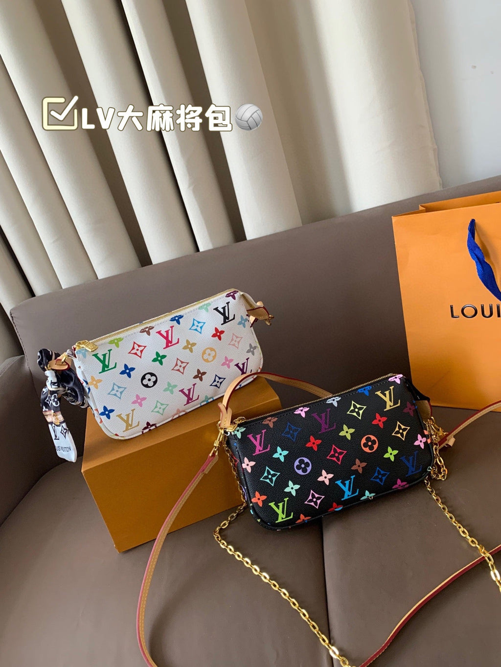 Black/White Wallet for Women 22*12cm LEM314