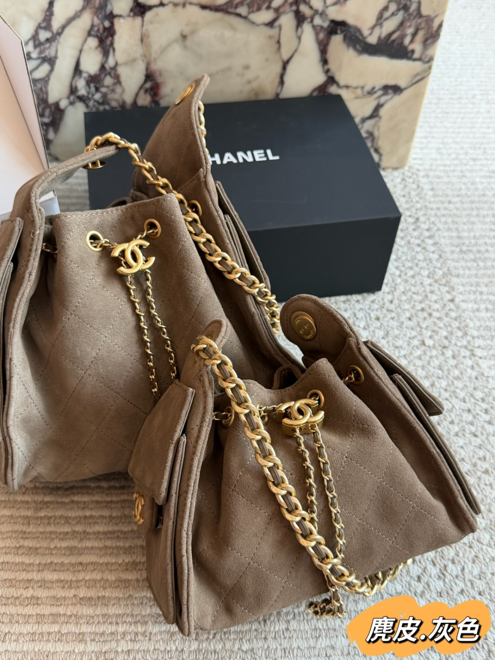 Khaki Bag for Women 25cm CEM328