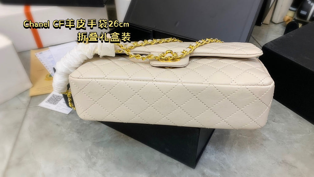 Black/White Bag for Women 26cm CEM37