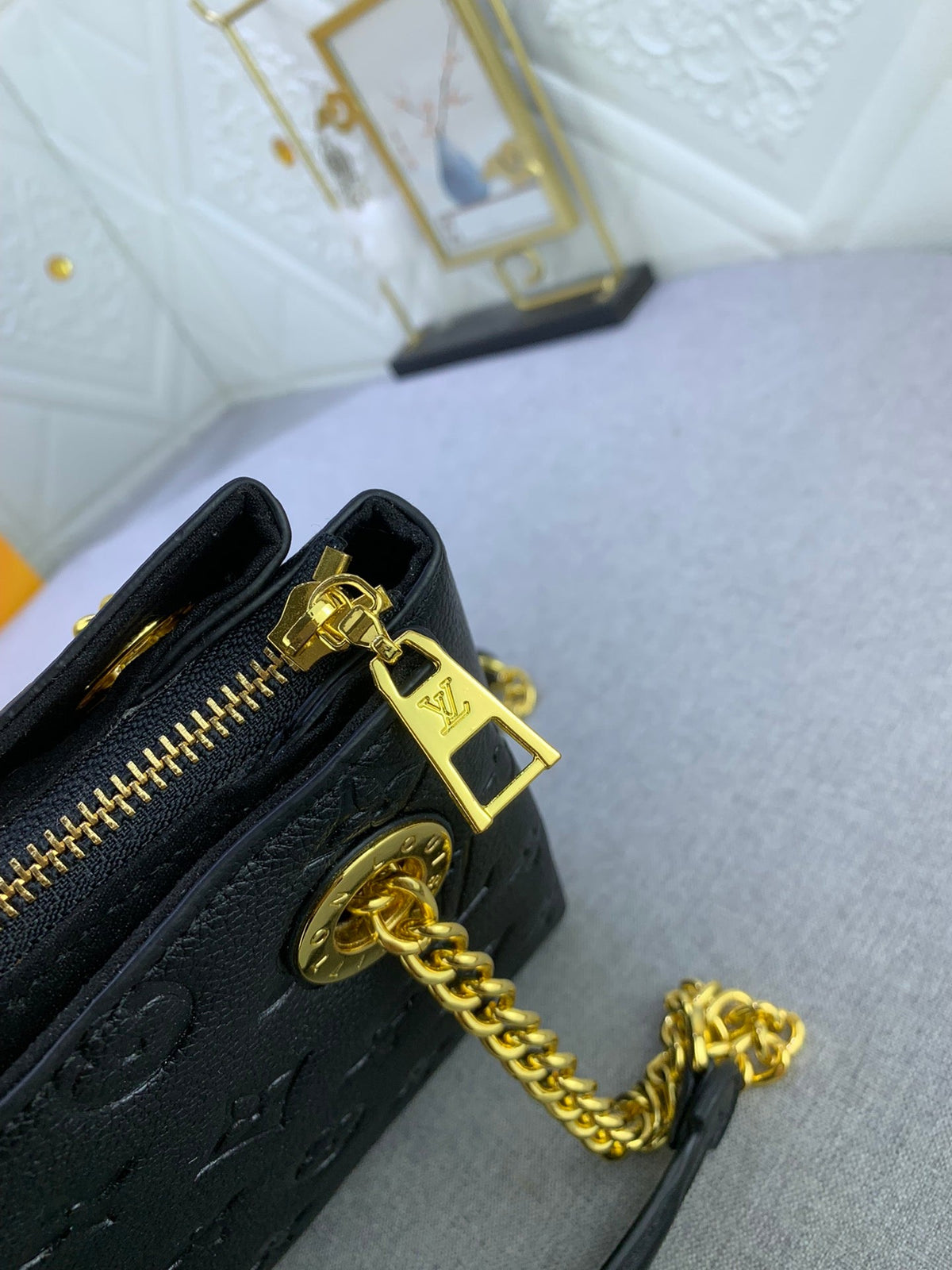 Black Bag for Women 24.0x17.0x11.0cm LEM158
