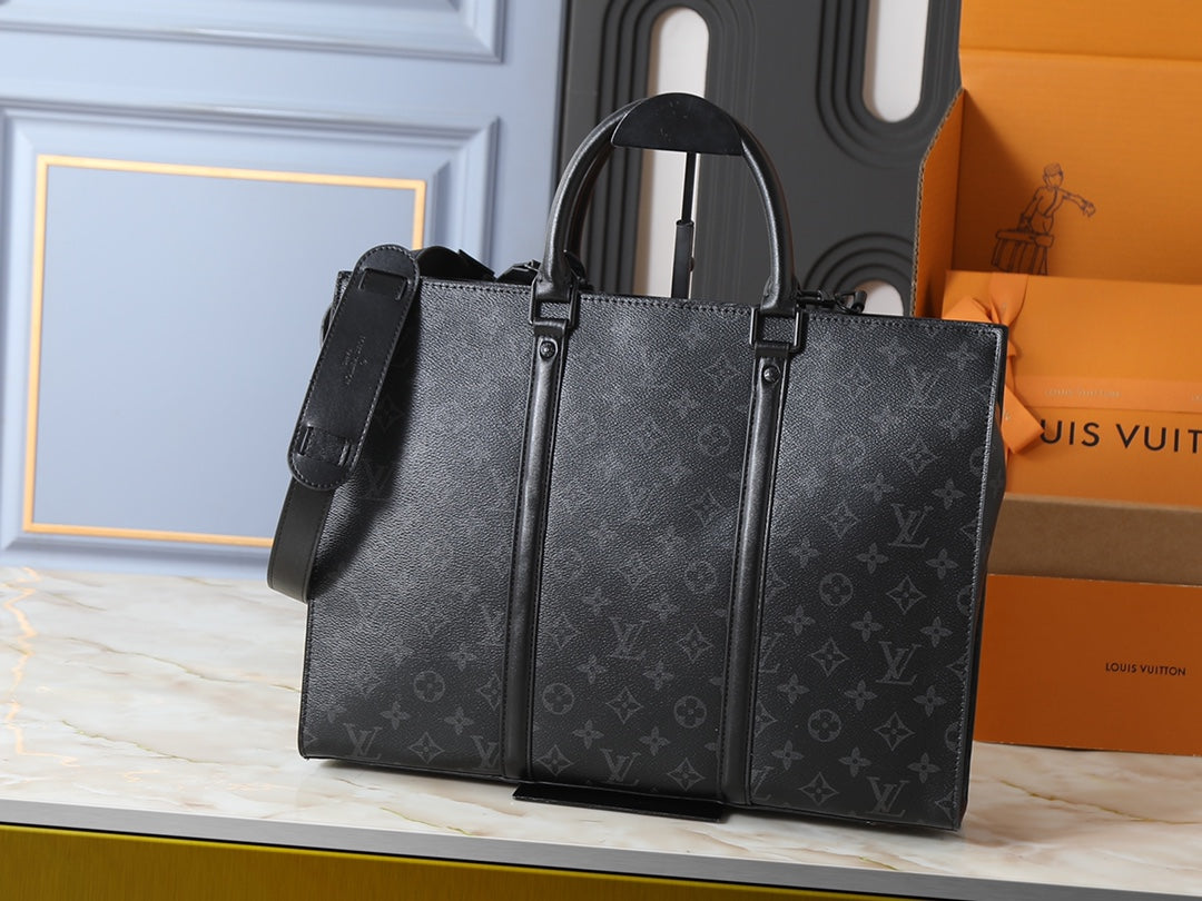 Black/Brown Bag for Women 31*39*8.5cm LEM330
