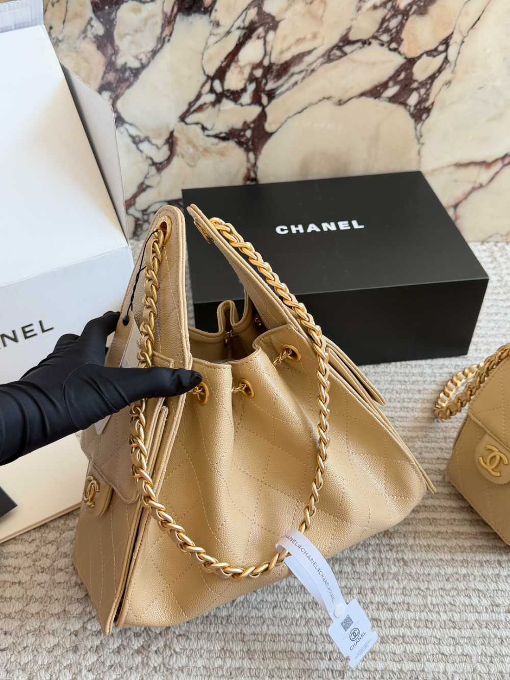 Khaki Bag for Women 25cm CEM329