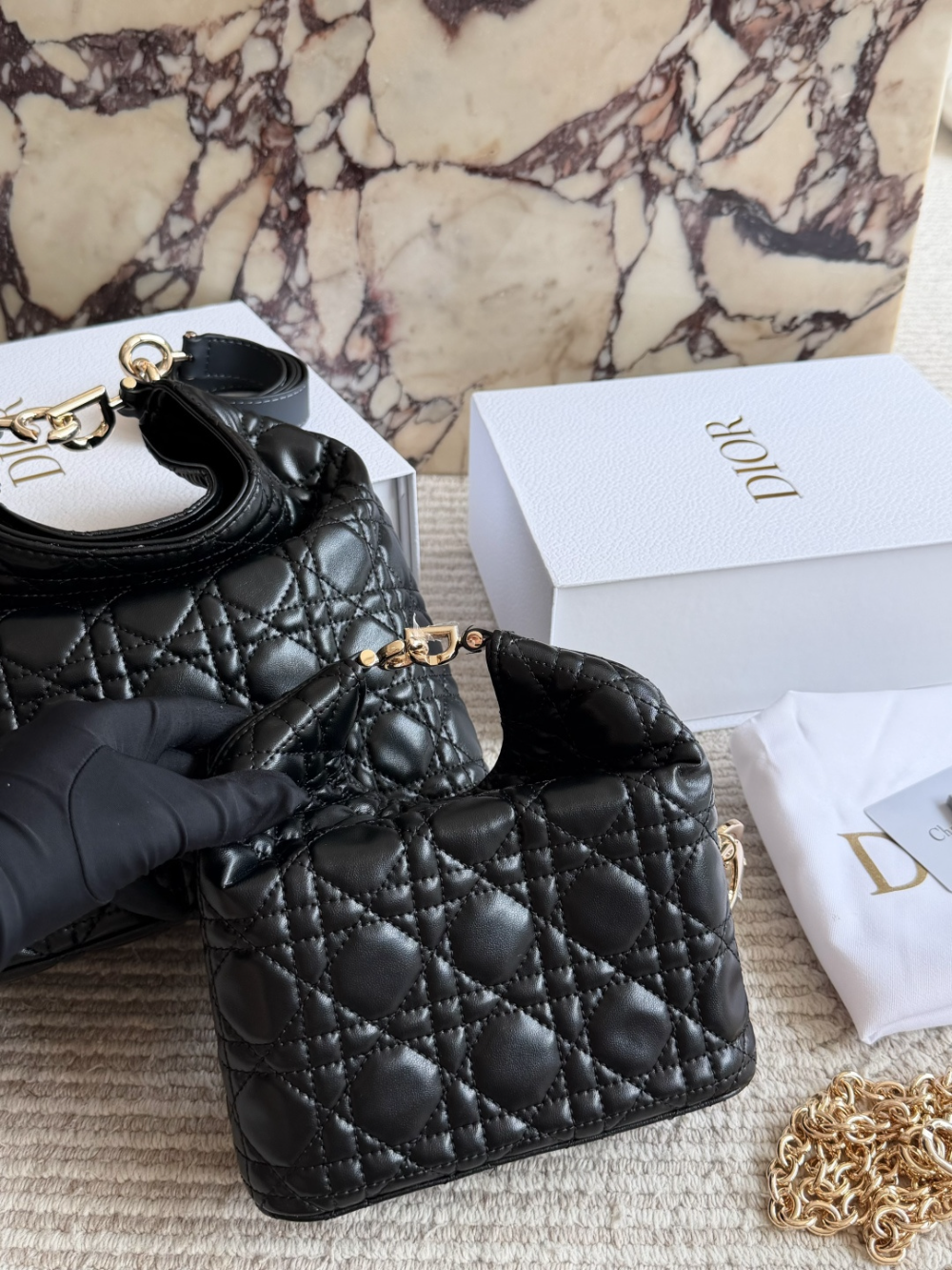 Black/White Bag for Women 24*14cm DEM327
