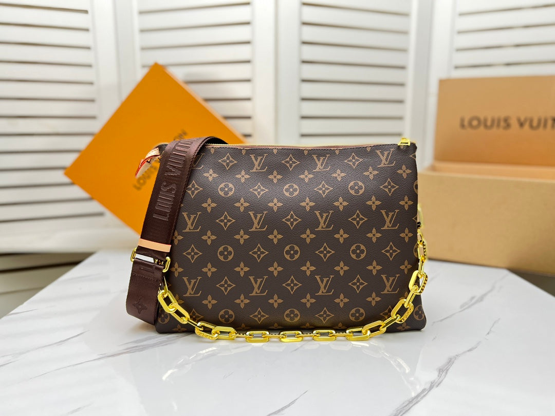 Brown Bag for Women 34x24x12cm LEM112
