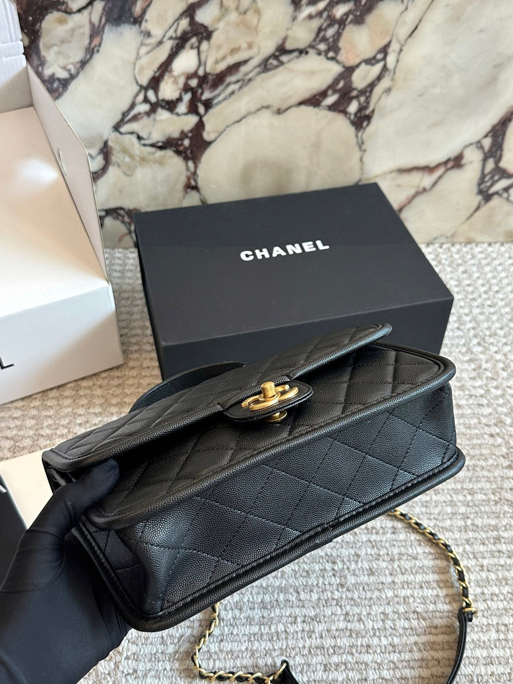 Mini Black Bag for Women 25*13cm CEM239
