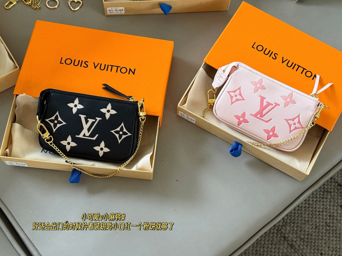Designer Clash Color Crossbody Bag for Women 10*4cm LEM253