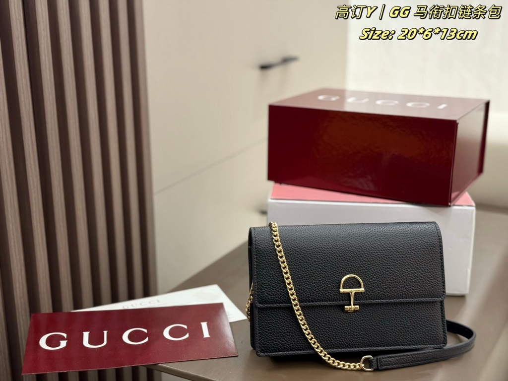 Black/White Handbag for Women 20*6*13cm GEM158