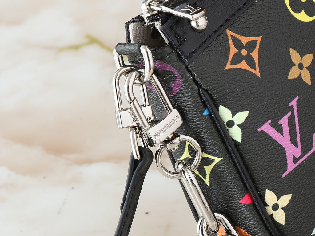 Designer Clash Color Crossbody Bag for Women 22.0x13.0x4.0cm LEM248