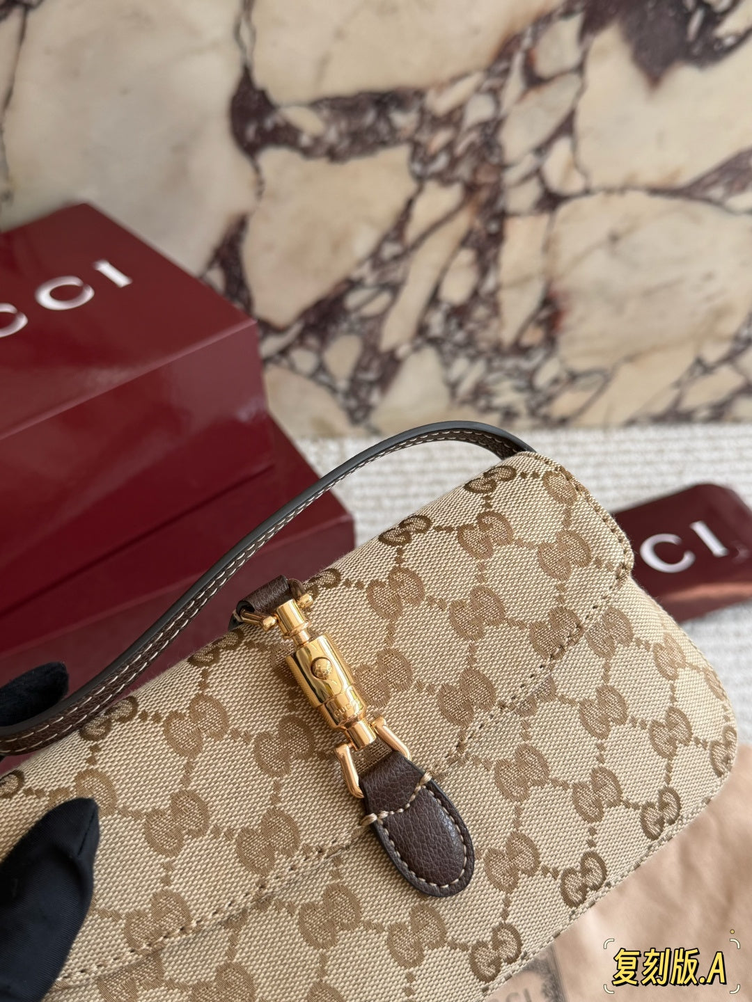 Khaki Bag for Women 21*11cm GEM188