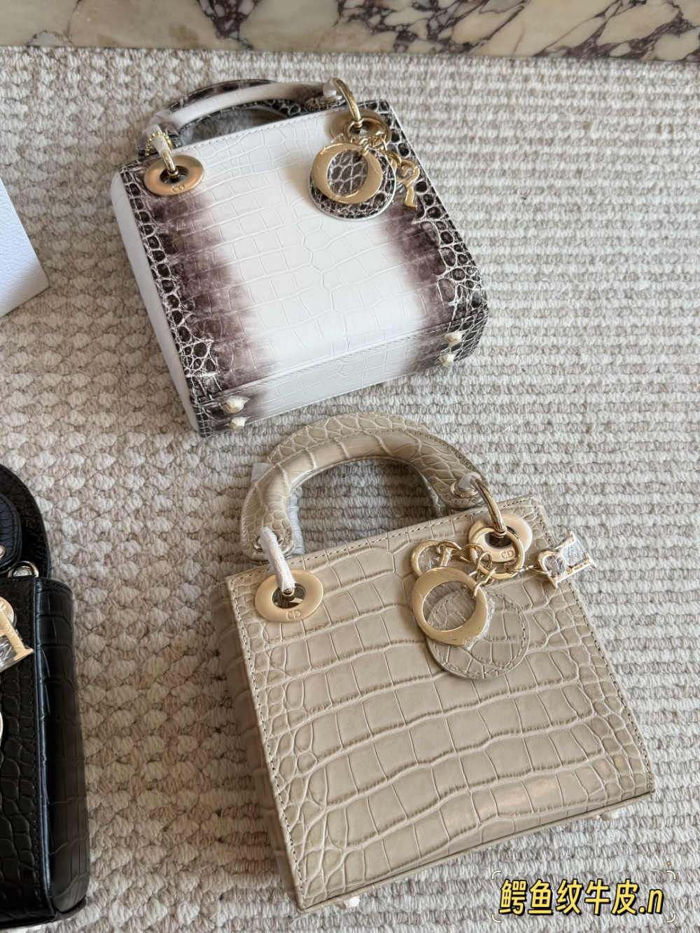 Black/White Bag for Women 17cm DEM323