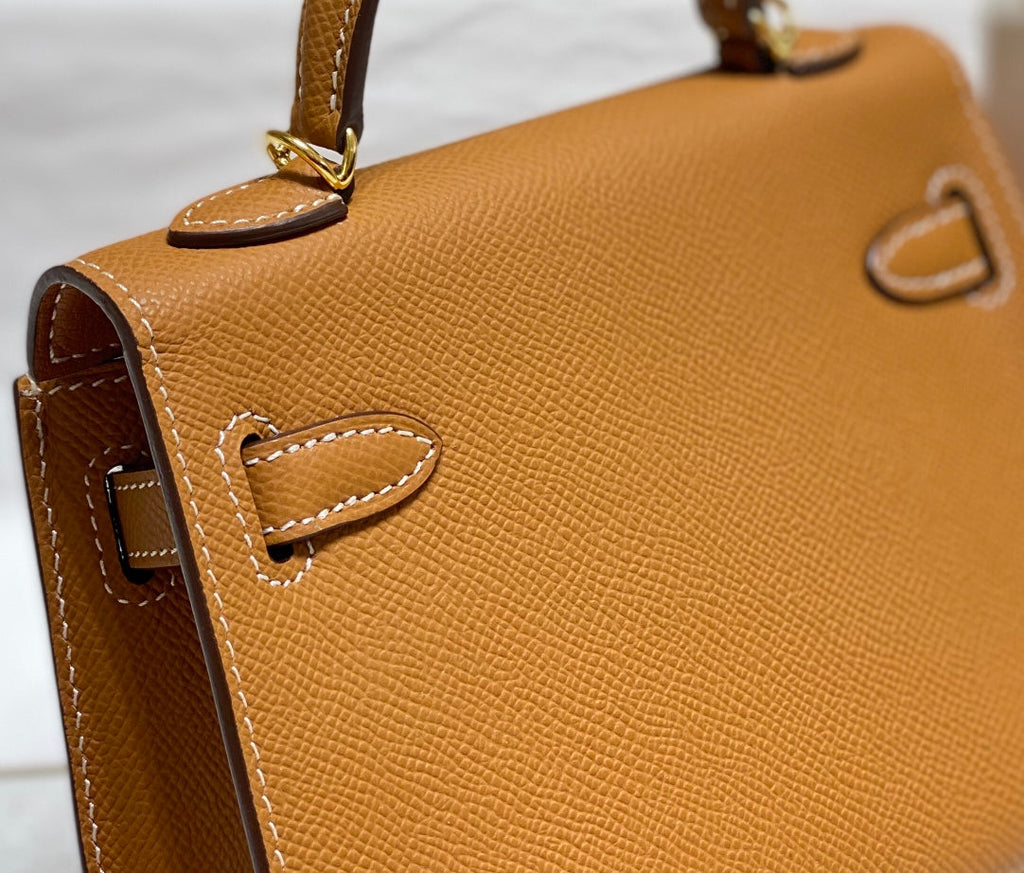 Genuine Leather Crossbody Bag for Women 19cm HEM92
