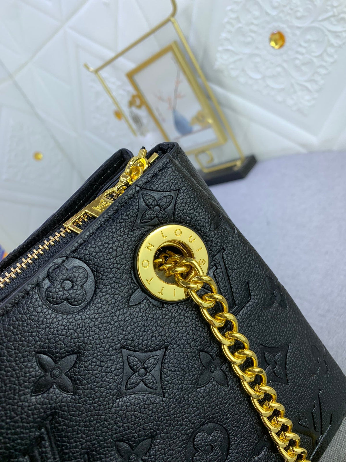 Black Bag for Women 24.0x17.0x11.0cm LEM158