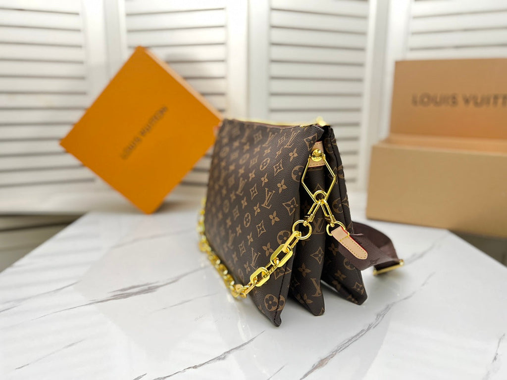 Brown Bag for Women 34x24x12cm LEM112