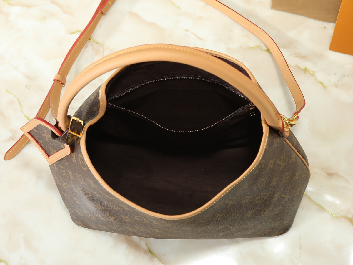 Brown Handbag for Women 31x26.5x14.5cm LEM438