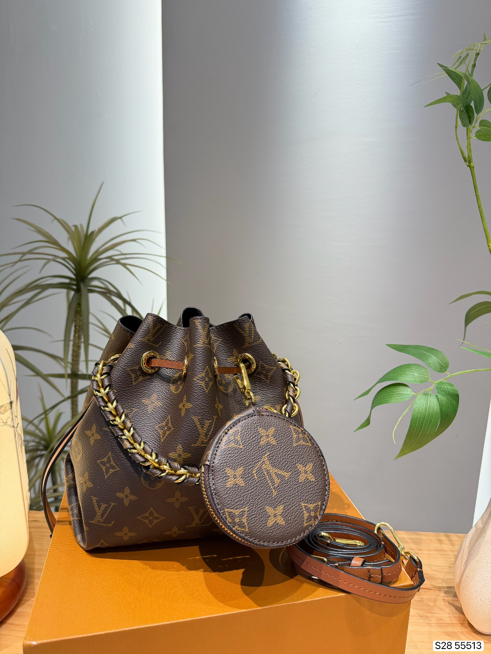 Brown Bag for Women 18*21cm LEM538