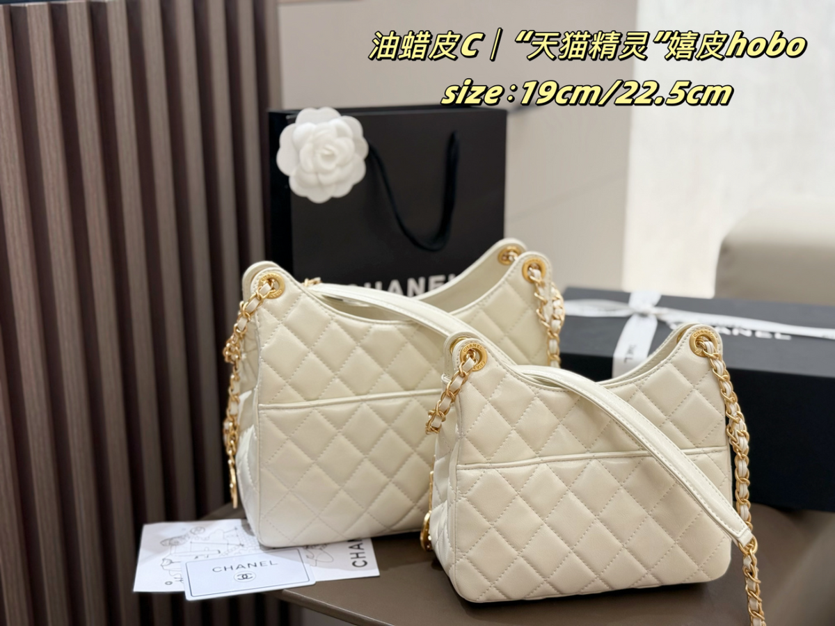 Black/White Handbag for Women 22.5x8x20.5cm CEM267