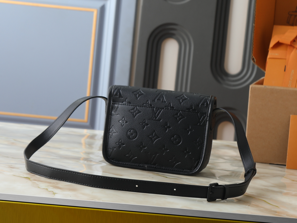 Black/Brown Handbag for Women 15x6x19.5cm LEM461