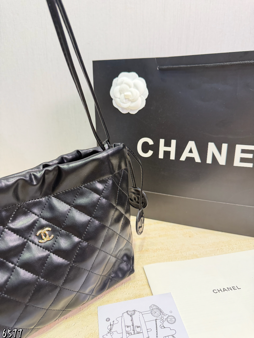 Black/White Bag for Women 22*20cm CEM332