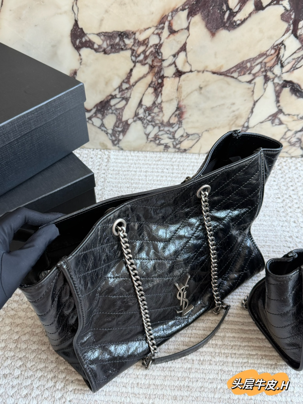 Black Handbag for Women 34*27cm SEM14