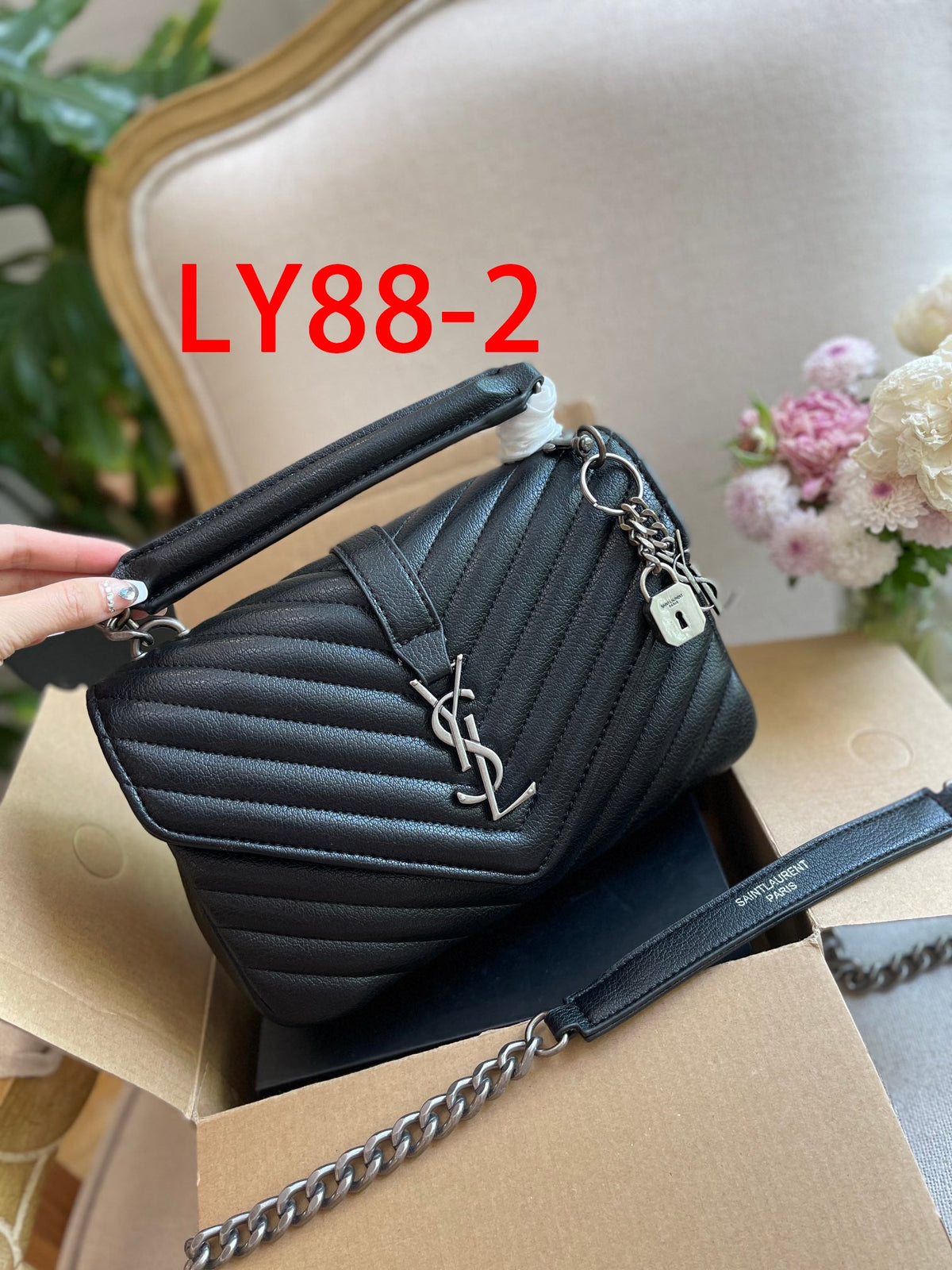 Black Bag for Women 24cm LY88