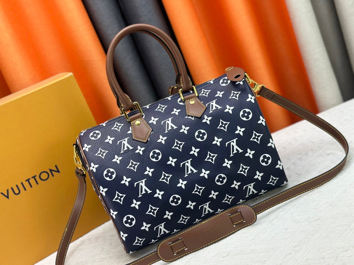 Designer Genuine Leather Handbag for Women 25cm LEM291