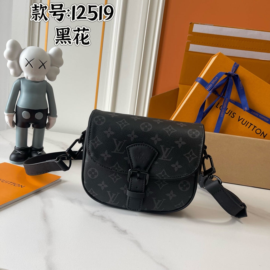 Designer Canvas Crossbody Bag for Women 20x17x7cm LEM303