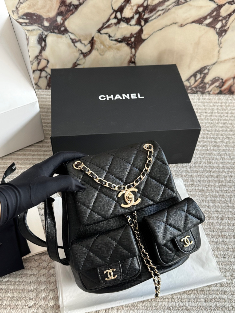 Black Handbag for Women 20*18cm CEM263