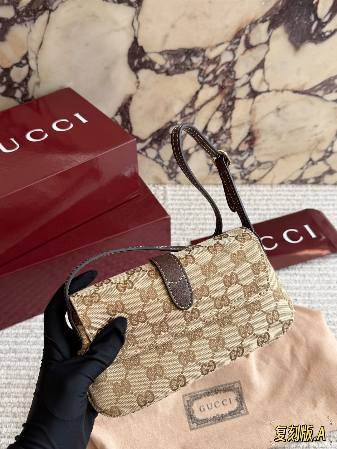 Khaki Bag for Women 21*11cm GEM188