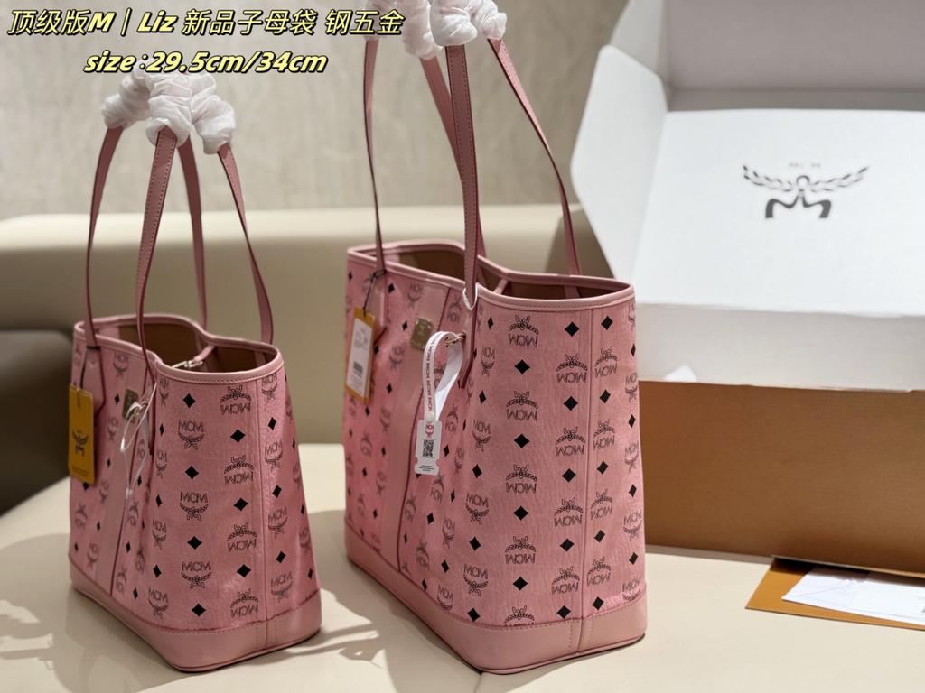 Pink Handbag for Women 34*16*30cm MCM03