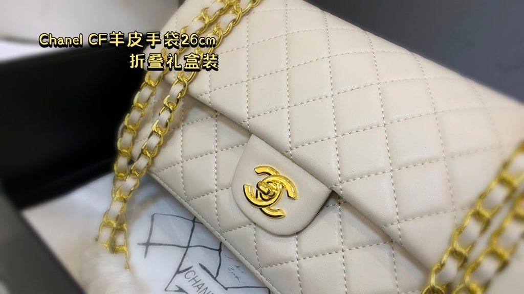 Black/White Bag for Women 26cm CEM37