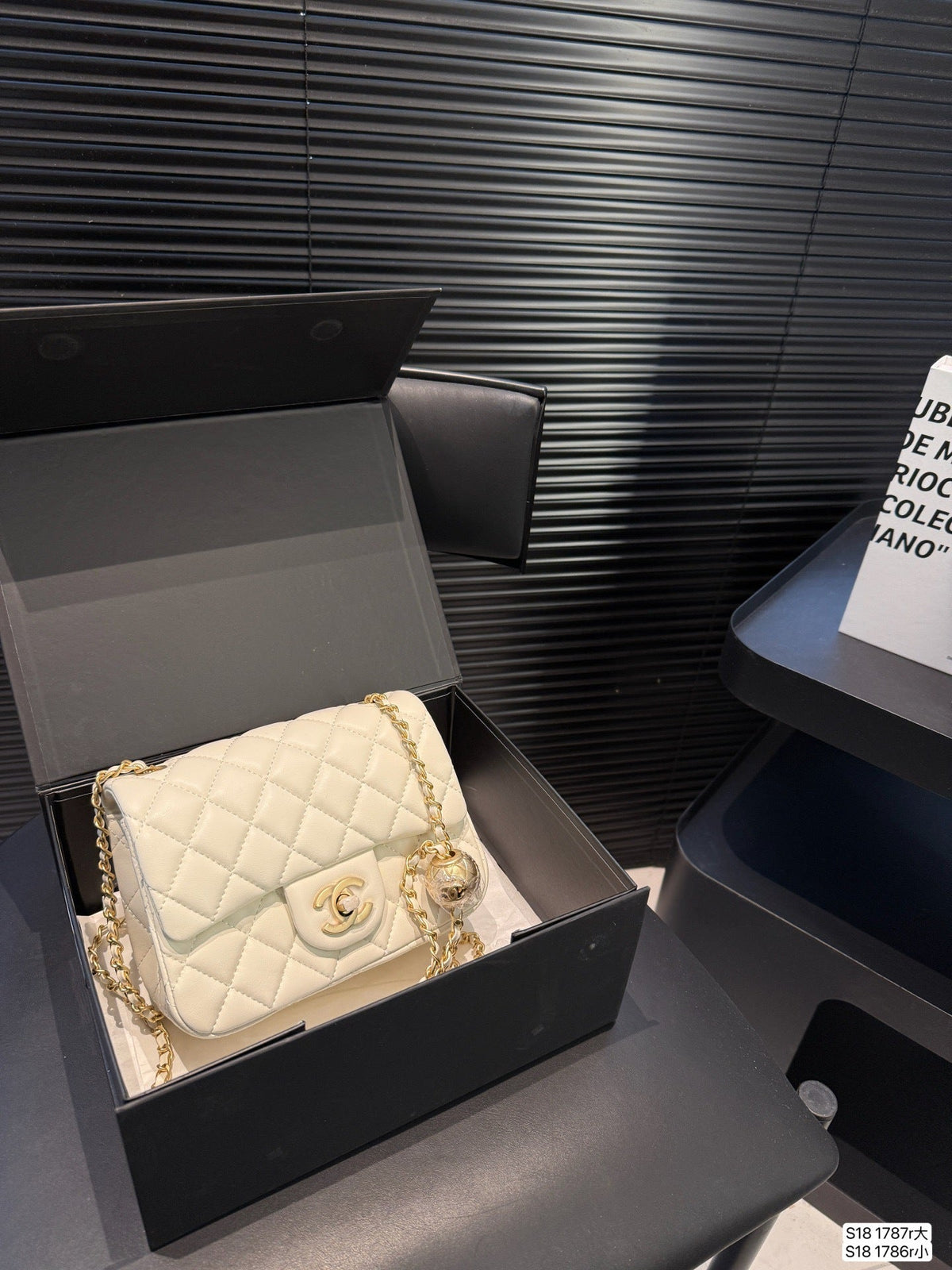 Black/White Bag for Women 20.12cm CEM251