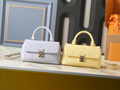Yellow Bag for Women 21.0x12.5x6.0cm LEM509