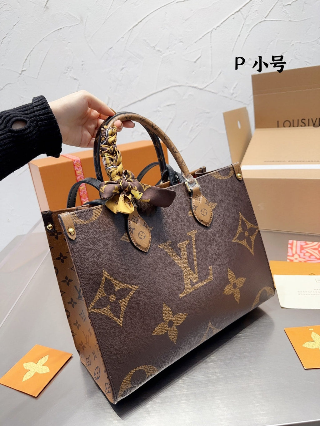 Gray Bag for Women 35cm LEM92