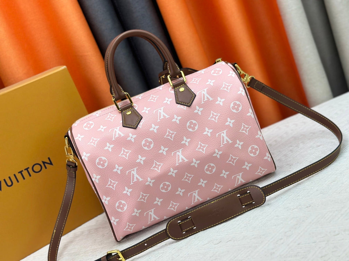 Designer Genuine Leather Handbag for Women 25cm LEM291