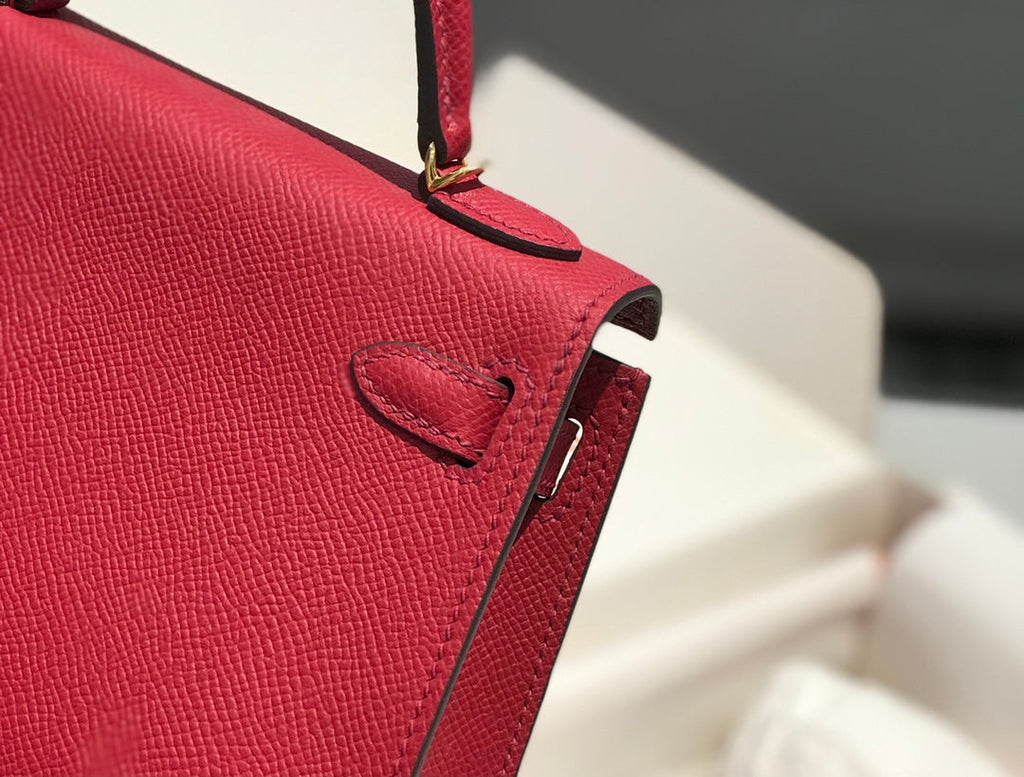 Genuine Leather Crossbody Bag for Women 21cm HEM90